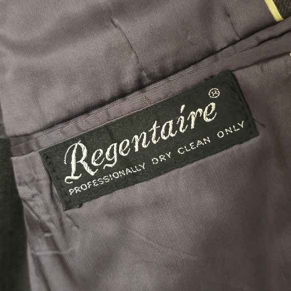 VTG Austin Reed Regent St Pinstripe Wool Blazer Sport Coat 42R Read Description - Picture 4 of 16